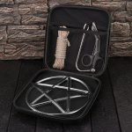 Stainless Steel Pentagram Shibari Suspension Ring – Bondage Rope Ring for Aerial Restraint, Gold/Silver/Rainbow - Image 19