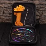 Stainless Steel Spider Web Shibari Suspension Ring – Bondage Rope Ring for Suspension, Silver / Rainbow - Image 7