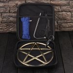 Stainless Steel Pentagram Shibari Suspension Ring – Bondage Rope Ring for Aerial Restraint, Gold/Silver/Rainbow - Image 11