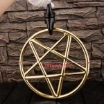 Stainless Steel Pentagram Shibari Suspension Ring – Bondage Rope Ring for Aerial Restraint, Gold/Silver/Rainbow - Image 10