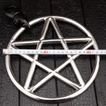 Stainless Steel Pentagram Shibari Suspension Ring – Bondage Rope Ring for Aerial Restraint, Gold/Silver/Rainbow - Image 16