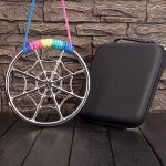 Stainless Steel Spider Web Shibari Suspension Ring – Bondage Rope Ring for Suspension, Silver / Rainbow - Image 11