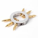 Stainless Steel Ball Stretcher with Spikes, Adjustable Male Genital Weight Ring, Extreme BDSM CBT Toy for Men, 6 Spikes Chastity Device, 212g Heavy Duty Scrotum Stretching Pendant - Image 11