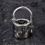 316 Stainless Steel Heavy Duty Spiked Ball Stretcher Lockable Scrotum Restraint BDSM CBT Device for Men