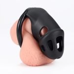 3D Printed Resin Chastity Cage, 2 Sizes Available, Lightweight Breathable Male Chastity Device with 4 Size Rings & Lock Keys for Men - Image 8