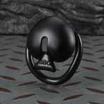 3D Printed Resin Black Heart Chastity Cage with 4 Size Rings, Male Chastity Device with Lock, Lightweight Comfortable Wear for Long Time Daily Use