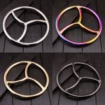 Premium 3-Arc Stainless Steel Shibari Suspension Ring - Heavy-Duty Bondage Anchor for Rope Restraint & BDSM Play