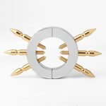 Stainless Steel Ball Stretcher with Spikes, Adjustable Male Genital Weight Ring, Extreme BDSM CBT Toy for Men, 6 Spikes Chastity Device, 212g Heavy Duty Scrotum Stretching Pendant - Image 9
