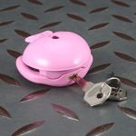 Pink Heart Chastity Cage with 4 Size Rings, Resin 3D Printed Male Chastity Device with Urinary Hole, Lightweight Comfortable Chastity Lock Set for Men - Image 5