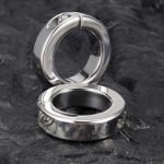 316 Stainless Steel Ball Stretcher Weight 56mm External Diameter 37mm Inner Diameter Heavy Duty C-Ring for Men with Allen Key Lock - Image 2