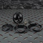 3D Printed Resin Black Heart Chastity Cage with 4 Size Rings, Male Chastity Device with Lock, Lightweight Comfortable Wear for Long Time Daily Use - Image 2