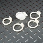 Resin 3D Printed Chastity Cage with Bowknot Design - 4 Sizes Resin Chastity Device Lightweight Male Chastity Lock with 2 Keys & 4 Replacement Rings - Image 5
