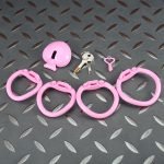Pink Heart Chastity Cage with 4 Size Rings, Resin 3D Printed Male Chastity Device with Urinary Hole, Lightweight Comfortable Chastity Lock Set for Men - Image 2