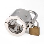 316 Stainless Steel Heavy Duty Spiked Ball Stretcher Lockable Scrotum Restraint BDSM CBT Device for Men - Image 10