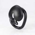 3D Printed Resin Black Heart Chastity Cage with 4 Size Rings, Male Chastity Device with Lock, Lightweight Comfortable Wear for Long Time Daily Use - Image 11