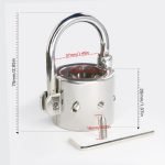 316 Stainless Steel Heavy Duty Spiked Ball Stretcher Lockable Scrotum Restraint BDSM CBT Device for Men - Image 7
