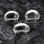 316 Stainless Steel Ball Stretcher Ring - 17mm/27mm Thick, 3 Sizes A/B/C, Heavy Duty Scrotum Weight for Men, 18+ Adult Use - Image 2
