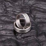 Heavy 316 Stainless Steel Ball Stretcher Ring for Men - 3 Sizes (40/45/50mm) - Image 2