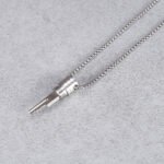 316 Stainless Steel Chastity Key Necklace (Smooth & Threaded Styles) - Discreet Wearable Key Holder for chastity cages - Image 6