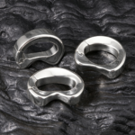 316 Stainless Steel Ball Stretcher Ring - 17mm/27mm Thick, 3 Sizes A/B/C, Heavy Duty Scrotum Weight for Men, 18+ Adult Use
