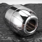 Heavy 316 Stainless Steel Ball Stretcher with Leash, 2611G Weighted BDSM Bondage Cage with Allen Key - Image 3