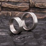 Heavy 316 Stainless Steel Ball Stretcher Ring for Men - 3 Sizes (40/45/50mm)