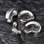 316 Stainless Steel Ball Stretcher Ring - 17mm/27mm Thick, 3 Sizes A/B/C, Heavy Duty Scrotum Weight for Men, 18+ Adult Use - Image 3
