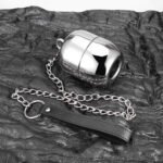Heavy 316 Stainless Steel Ball Stretcher with Leash, 2611G Weighted BDSM Bondage Cage with Allen Key - Image 2