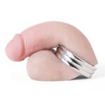 Heavy 316 Stainless Steel Ball Stretcher Ring for Men - 3 Sizes (40/45/50mm) - Image 8