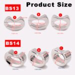316 Stainless Steel Ball Stretcher Ring - 17mm/27mm Thick, 3 Sizes A/B/C, Heavy Duty Scrotum Weight for Men, 18+ Adult Use - Image 6