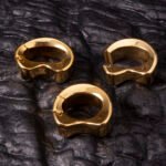 316 Stainless Steel 24K Gold-Plated Ball Stretcher / Cradle – 6 Sizes (17mm & 27mm Thickness) - Image 2