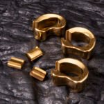 316 Stainless Steel 24K Gold-Plated Ball Stretcher / Cradle – 6 Sizes (17mm & 27mm Thickness) - Image 5
