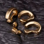 316 Stainless Steel 24K Gold-Plated Ball Stretcher / Cradle – 6 Sizes (17mm & 27mm Thickness) - Image 4