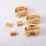 316 Stainless Steel 24K Gold-Plated Ball Stretcher / Cradle – 6 Sizes (17mm & 27mm Thickness) - Image 10
